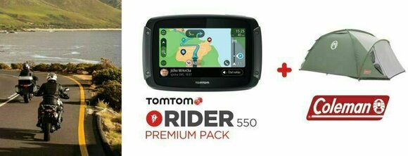 GPS-tracker / Locator TomTom TomTom Rider 550 Premium Pack SET GPS-tracker / Locator - 1
