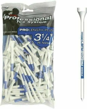 Golf tee Pride Tee Professional Tee System (PTS) 3 1/4 Inch Blue 75 pcs - 1