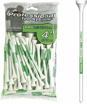 Golf Tees Pride Tee Professional Tee System (PTS) 4 Inch Green 50 pcs - 1