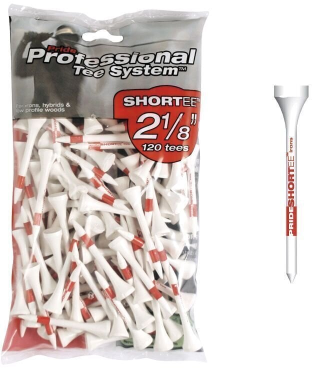 Golf-Tees Pride Tee Professional Tee System (PTS) 2 1/8 Inch Red 120 pcs