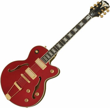 Semi-akoestische gitaar Epiphone Uptown Kat ES Ruby Red Metallic - 1