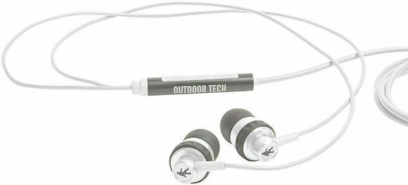 En la oreja los auriculares Outdoor Tech OT1140-G Minnow Grey - 1