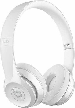 Bezdrátová sluchátka na uši Beats Solo3 Gloss White - 1