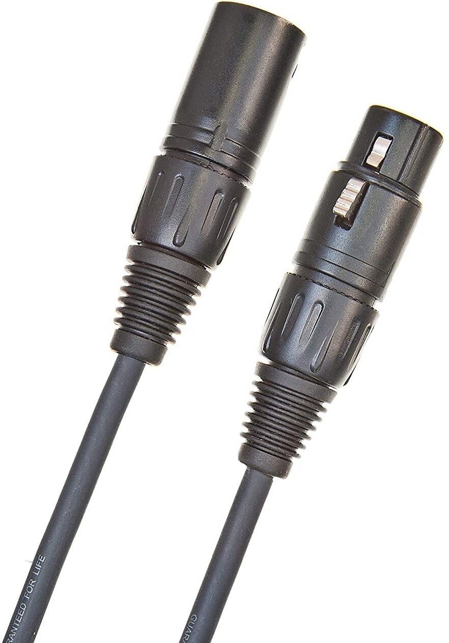 Mikrofonní kabel D'Addario Planet Waves PW-CMIC-50 Černá 15 m