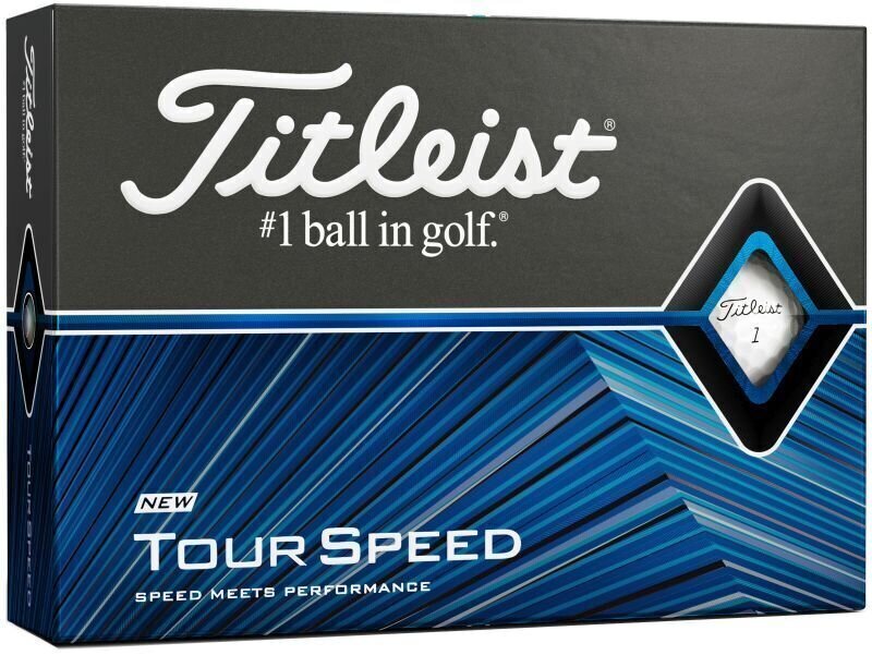 Golf žogice Titleist Tour Speed Golf Balls White