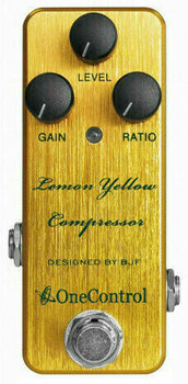 Efeito de guitarra One Control Lemon Yellow Compressor - 1