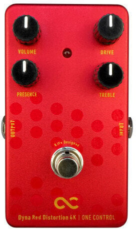 Guitar Effect One Control Dyna Red Distortion 4K
