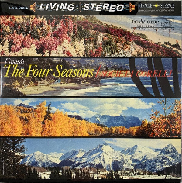 Disco in vinile Societa Corelli - Vivaldi: The Four Seasons (200g) (LP)