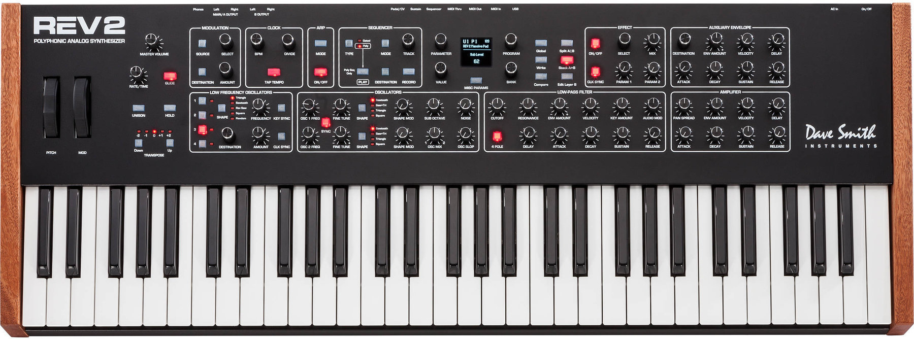 Sintetizador Dave Smith Instruments Prophet Rev2 8 Voice