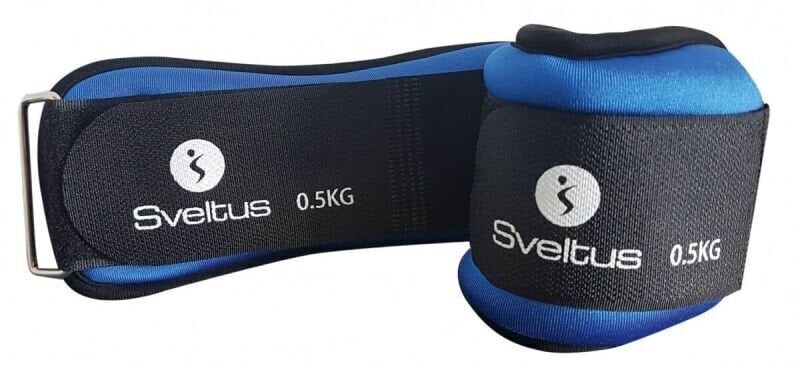 Wrist Weight Sveltus Weighted Cuff Blue 0,5 kg Wrist Weight