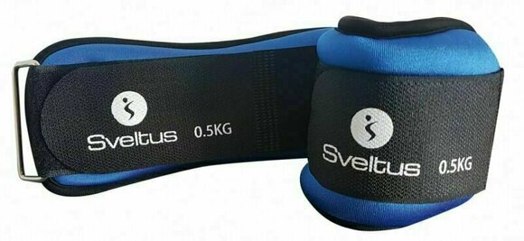 Тегло на китката Sveltus Weighted Cuff Син 0,5 kg Тегло на китката - 1