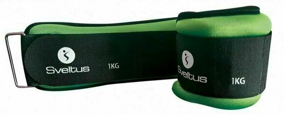 Тегло на китката Sveltus Weighted Cuff Зелен 1 kg Тегло на китката - 1