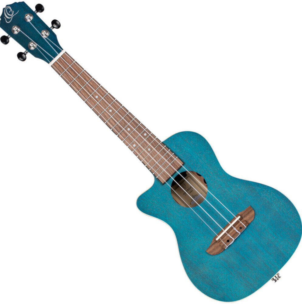 Koncert ukulele Ortega RUOCEAN-CE-L Ocean Blue Koncert ukulele