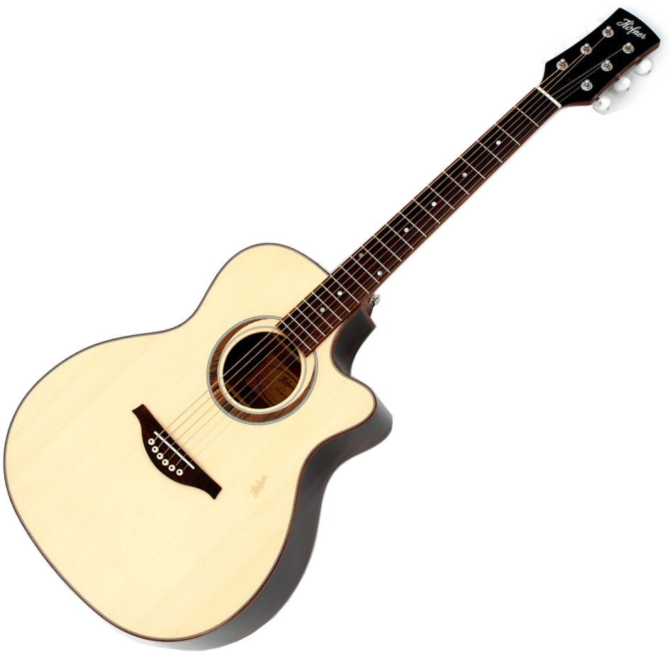 Elektro-akoestische gitaar Höfner HA-GA17-N-0
