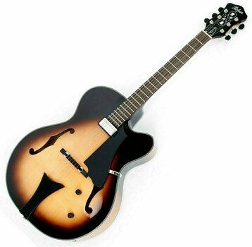 Halvakustisk gitarr Höfner HCT-SL-SB-0 - 1