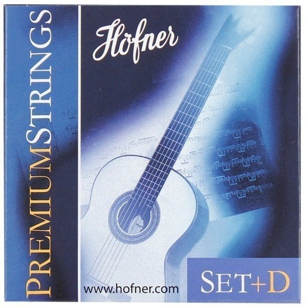 Nylon snaren voor klassieke gitaar Höfner HPS-SET+D