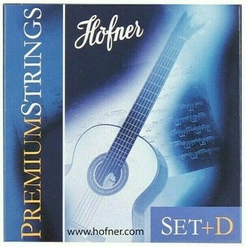 Nylon snaren voor klassieke gitaar Höfner HPS-SET+D - 1