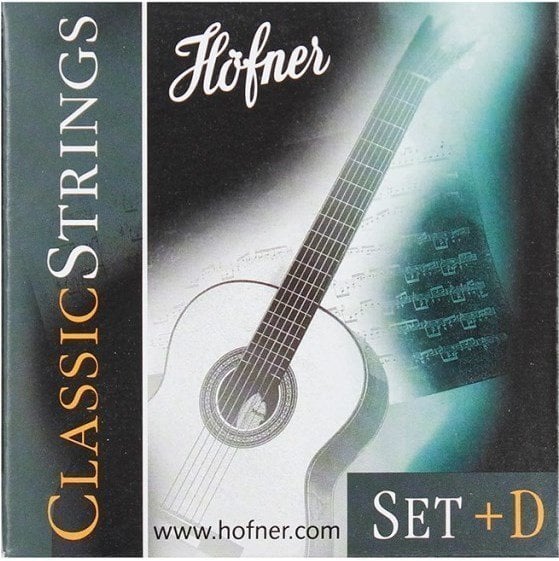 Найлонови струни за класическа китара Höfner HCS-SET+D