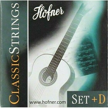 Nylon Konzertgitarren Saiten Höfner HCS-SET+D - 1