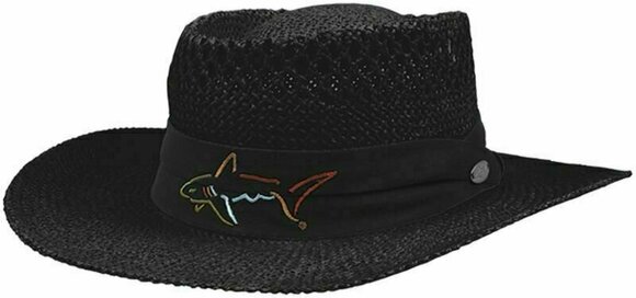 Klobouk Greg Norman Straw Hat Black - 1