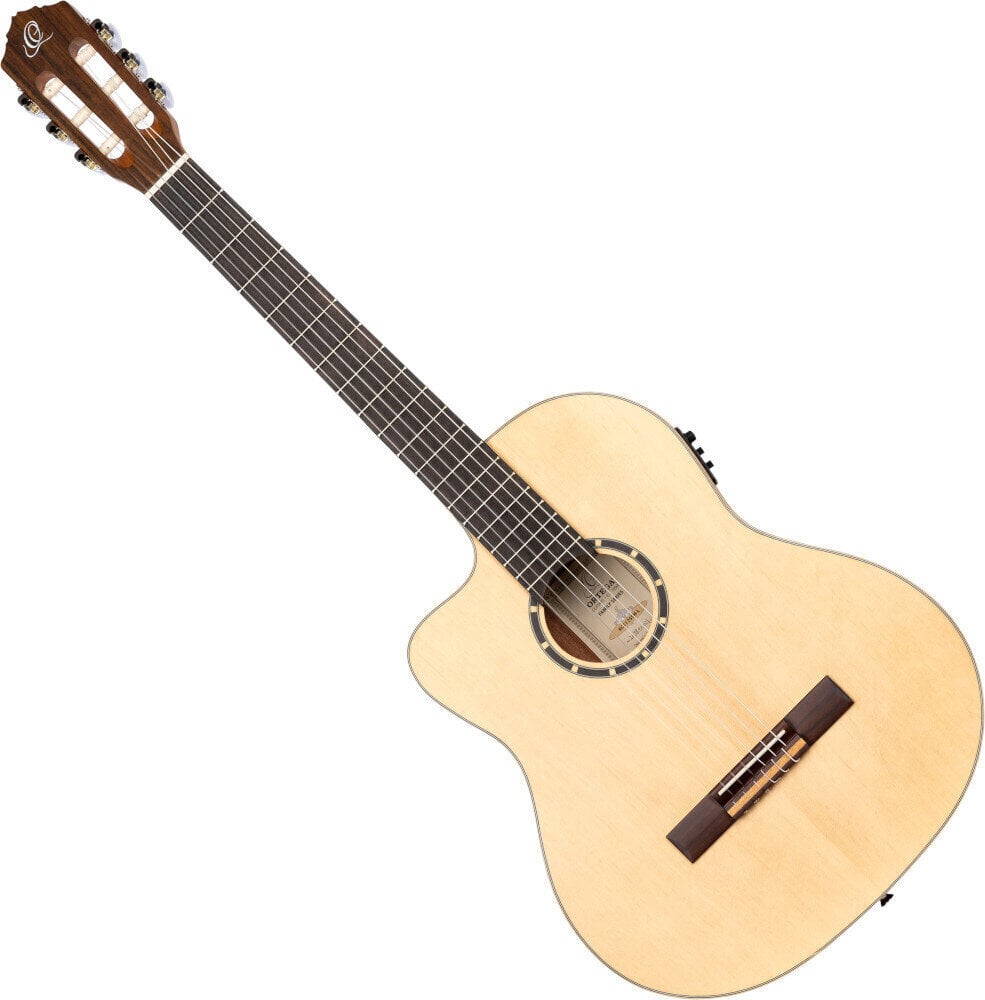 Klassieke gitaar met elektronica Ortega RCE125SN-L 4/4 Natural