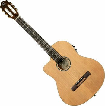Klasická kytara s elektronikou Ortega RCE131SN-L 4/4 Natural - 1