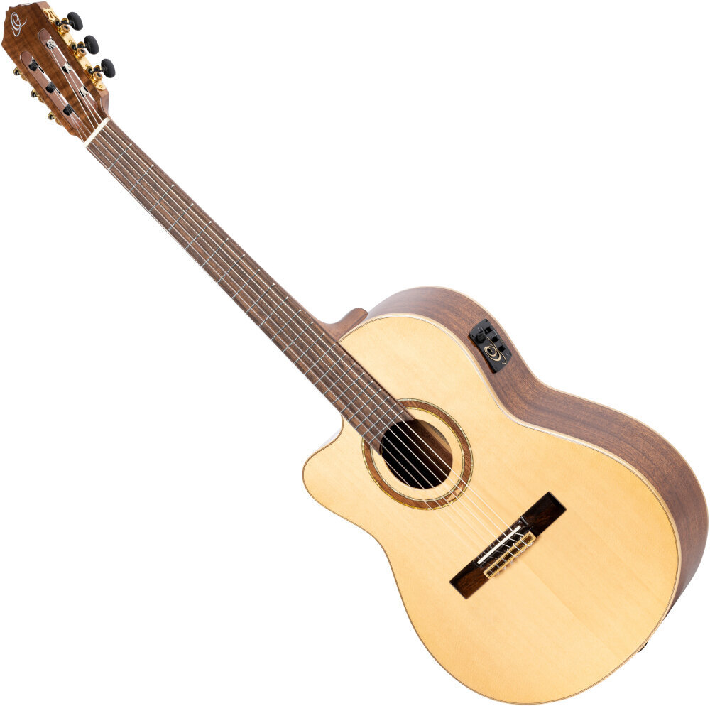 Gitara klasyczna z przetwornikiem Ortega RCE138-T4-L 4/4 Natural