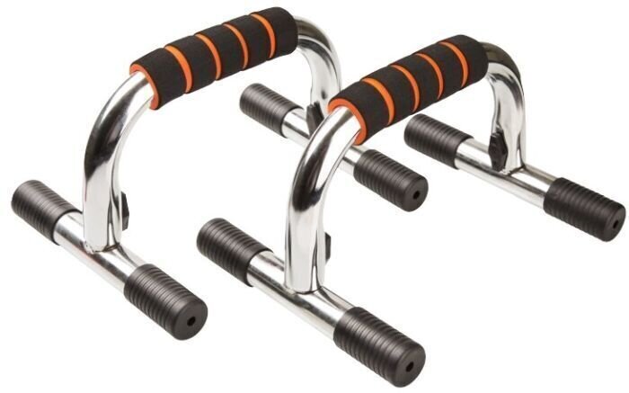Barre, barres parallèles Power System Push Up Stand Noir-Orange Barre, barres parallèles
