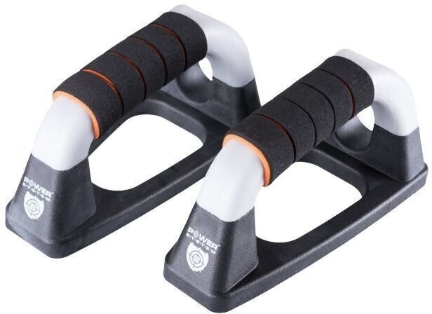 Barre, barres parallèles Power System Push Up Bar Pro Noir-Orange Barre, barres parallèles