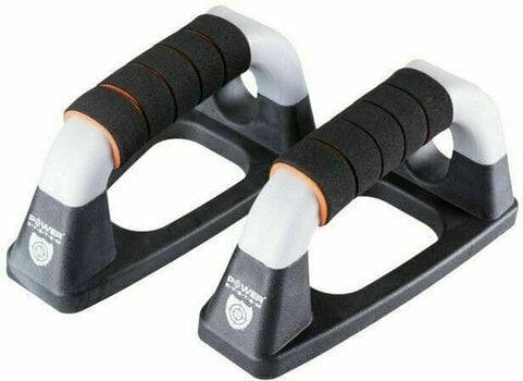 Barre, barres parallèles Power System Push Up Bar Pro Noir-Orange Barre, barres parallèles - 1