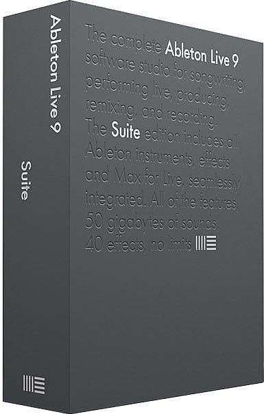 Nahrávací software DAW ABLETON Live 9 Intro to Live 9 Suite upgrade