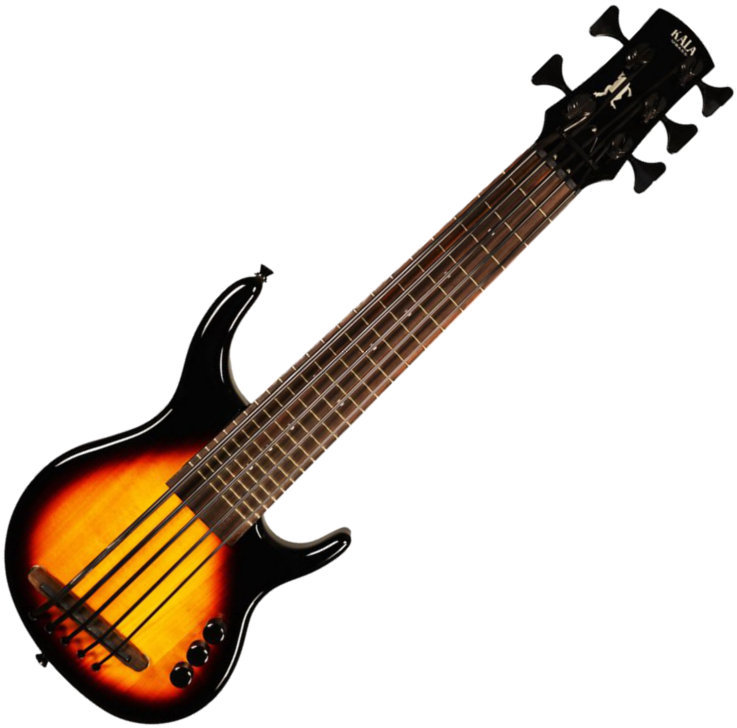 Bas-Ukulele Kala Solid U-Bass 5-String Fretted BRST