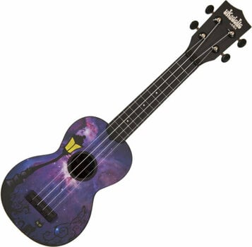 Soprano ukulele Kala Ukadelic Soprano Le Chat Noir - 1