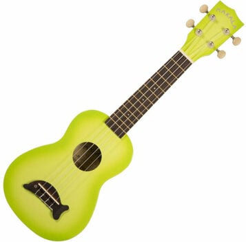 Soprano ukulele Kala Makala Dolphin Soprano ukulele Green Apple Burst - 1