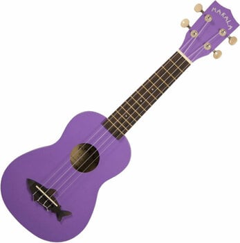 Sopránové ukulele Kala Makala Shark Sopránové ukulele Purpurová - 1