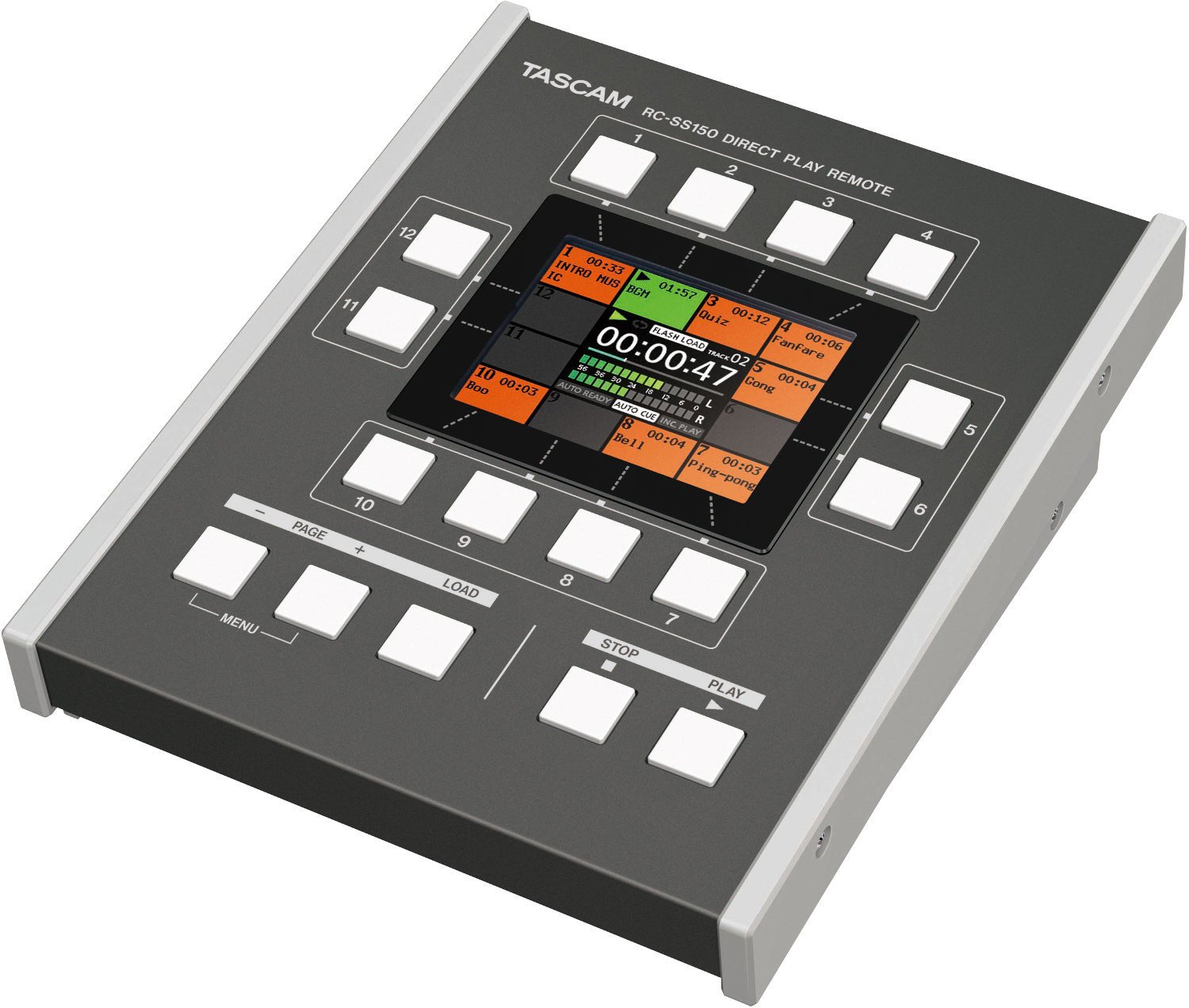 Dálkový ovladáč pro digitální rekordéry Tascam RC-SS150 Ovladač