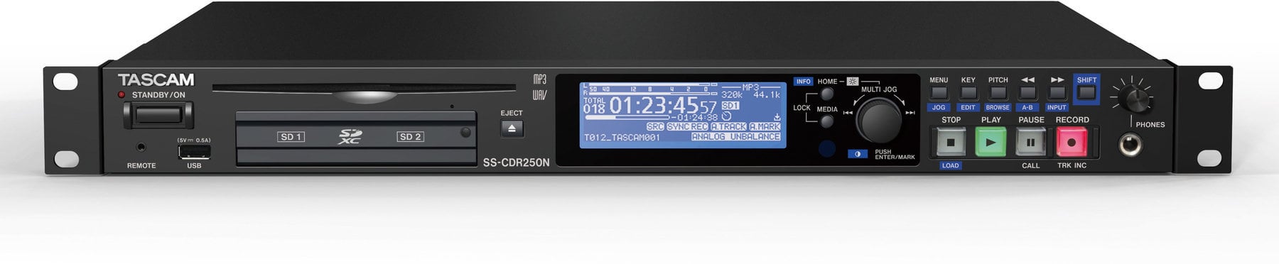 Главен / Stereo рекордер Tascam SS-CDR250N
