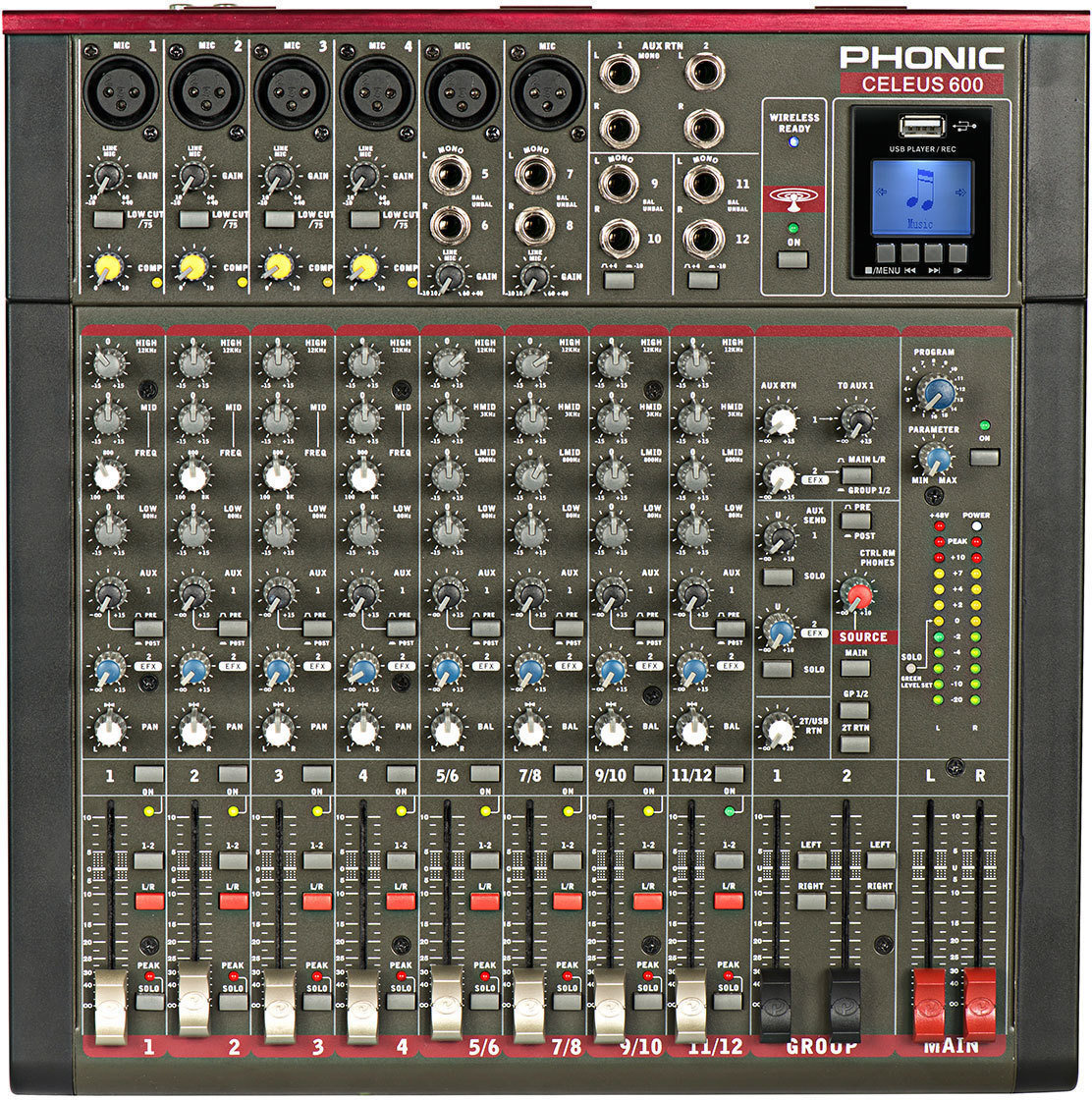 Table de mixage analogique Phonic Celeus 600
