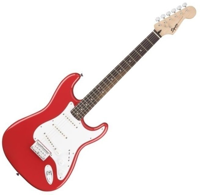 Electric guitar Fender Squier Bullet Stratocaster Hard Tail RW Fiesta Red