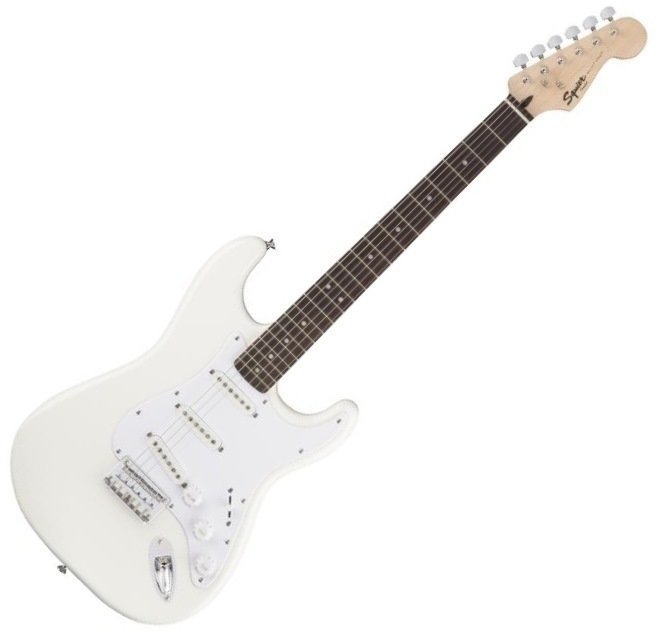 Elektrische gitaar Fender Squier Bullet Stratocaster Hard Tail RW Arctic White