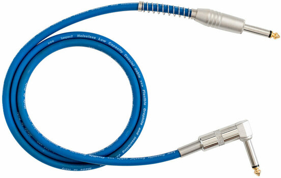 Adapter/Patch-kabel Bespeco CLA100 Blå 1 m Lige - Vinklet - 1