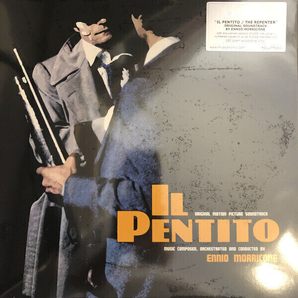 Hanglemez Ennio Morricone - Il Pentito (the Repenter) (Silver & Black Marble Coloured) (LP)