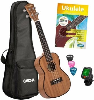 Koncertní ukulele Cascha HH 2036 Premium Koncertní ukulele Natural - 1