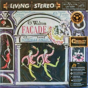 Disco in vinile Anatole Fistoulari - Walton: Facade/ Lecocq: Mamzelle Angot (200g) (LP) - 1