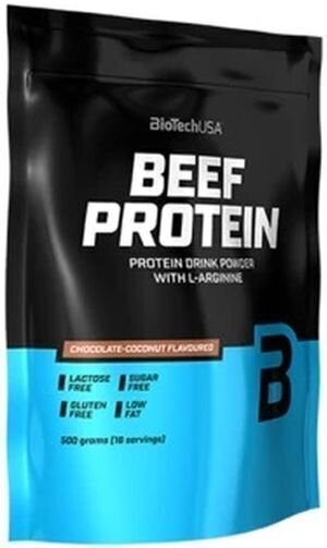 Marhahúsfehérje BioTechUSA Beef Protein Eper Marhahúsfehérje