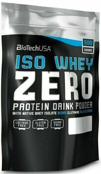 Proteinisolat BioTechUSA Iso Whey Zero Natural Strawberry 500 g Proteinisolat - 1