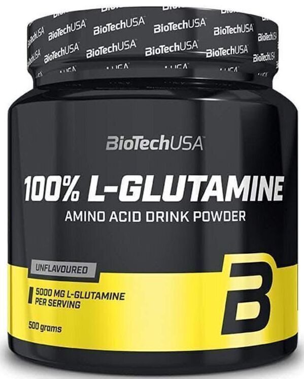 Aminokyseliny / BCAA BioTechUSA 100% L-Glutamine Bez príchute 240 g Aminokyseliny / BCAA