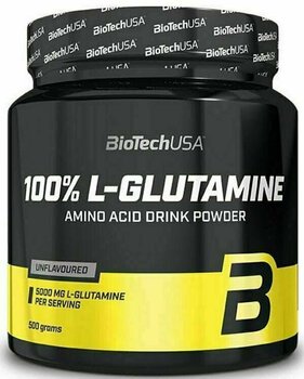 Aminokyseliny / BCAA BioTechUSA 100% L-Glutamine Bez příchutě 240 g Aminokyseliny / BCAA - 1