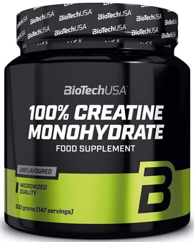 Kreatín BioTechUSA 100% Creatine Monohydrate Bez príchute 300 g Kreatín