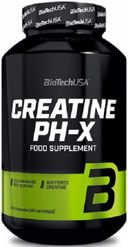 Kreatin BioTechUSA Creatine pH-X 90 caps Ízesítés nélkül Kapszulák Kreatin